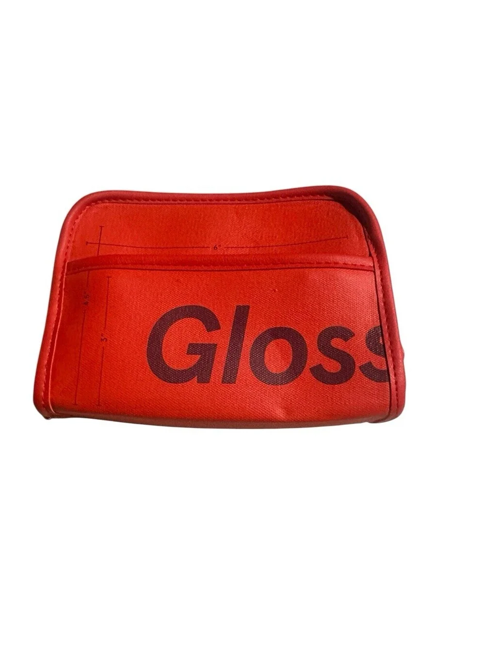 Glossier Mini Red Makeup Bag